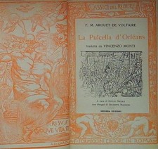 Arouet de voltaire LA PULCELLA D'ORLEANS formiggini 