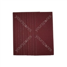 Draper 1/3 Sanding Sheets, 93 x 230mm, 80 Grit (Pack of 10)