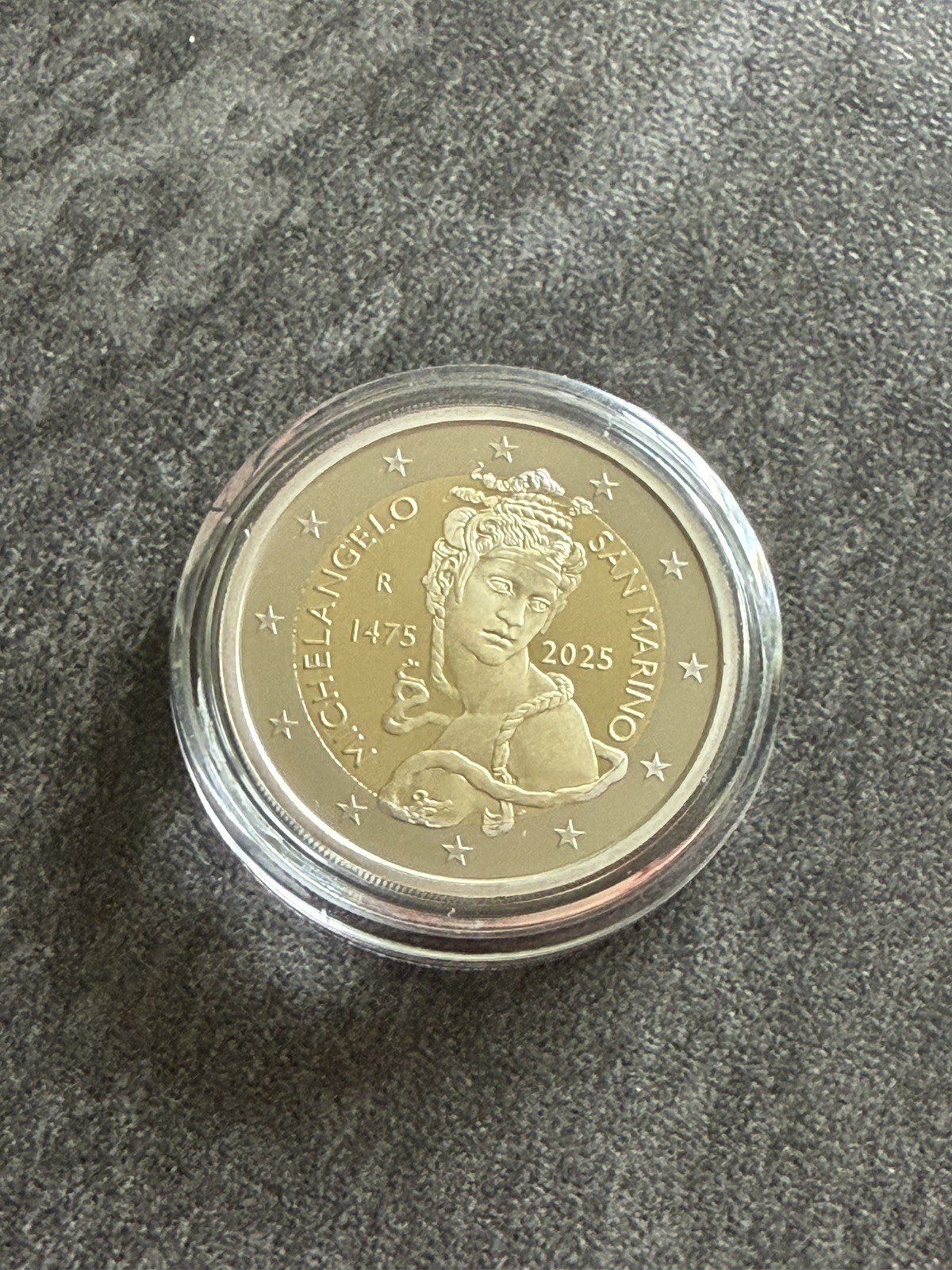 2 Euro Saint Marin 2025 BE Michel - Ange  issue du coffret