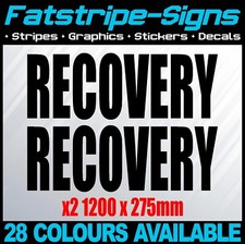 Recovery Truck Stickers Graphics Decals fits TRANSIT SPRINTER IVECO MASTER
