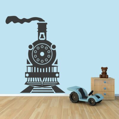 Train Wall Decal - Kids, Nursery, Playroom, Travel, Transportation, Wall Sticker