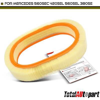Engine Air Filter for Mercedes-Benz 380SE 380SLC 420SEL450SLC 450SL 560SEC 560SL