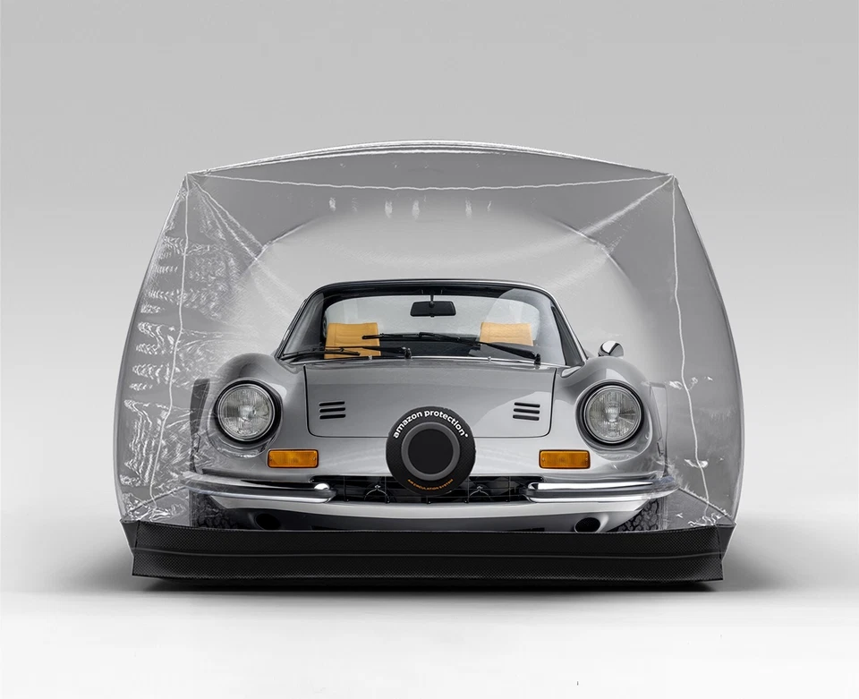 Cubierta de burbuja para coche Amazon Protection Ferrari Dino 206 GT | Almacenamiento coches clásicos Foto 2 de 4