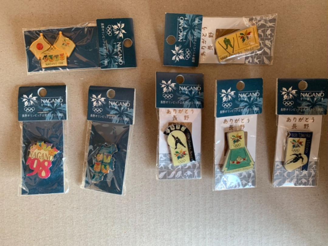Nagano Olympics Official Pin Badge Set