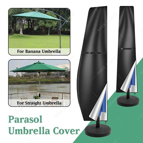 Outdoor Cantilever Umbrella Cover Garden Patio Parasol Sun/Rain/Dust Protection - Picture 5 of 49