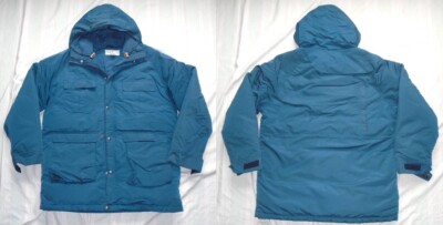 Vintage 80s 90s LL Bean Mens L Goose Down Mountain Outdoor Parka