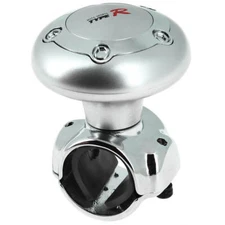 Steering Aid Universal Aluminium Type R Car Wheel Chrome Knob Handle Race Sport