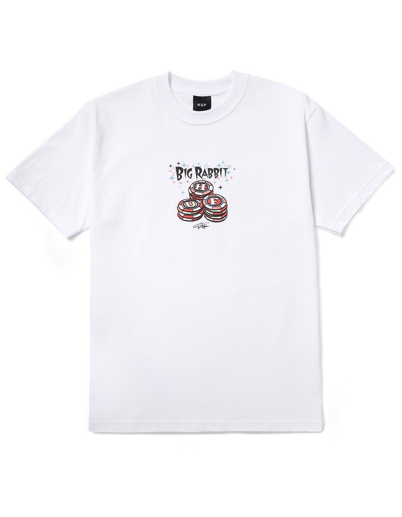 【メンズ】HUF x Freddie Gibbs Chips Mens Tシャツ HUF x Freddie Gibbs - Chips Tee - Mauve – Headliners