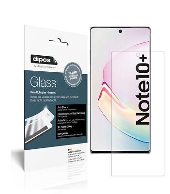 1+1x Schutzfolie für Samsung Galaxy Note 10 PLUS 10+ matt - Anti-Shock 9H Folie
