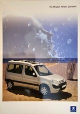 Peugeot Partner Combi Quiksilver Brochure c.2004