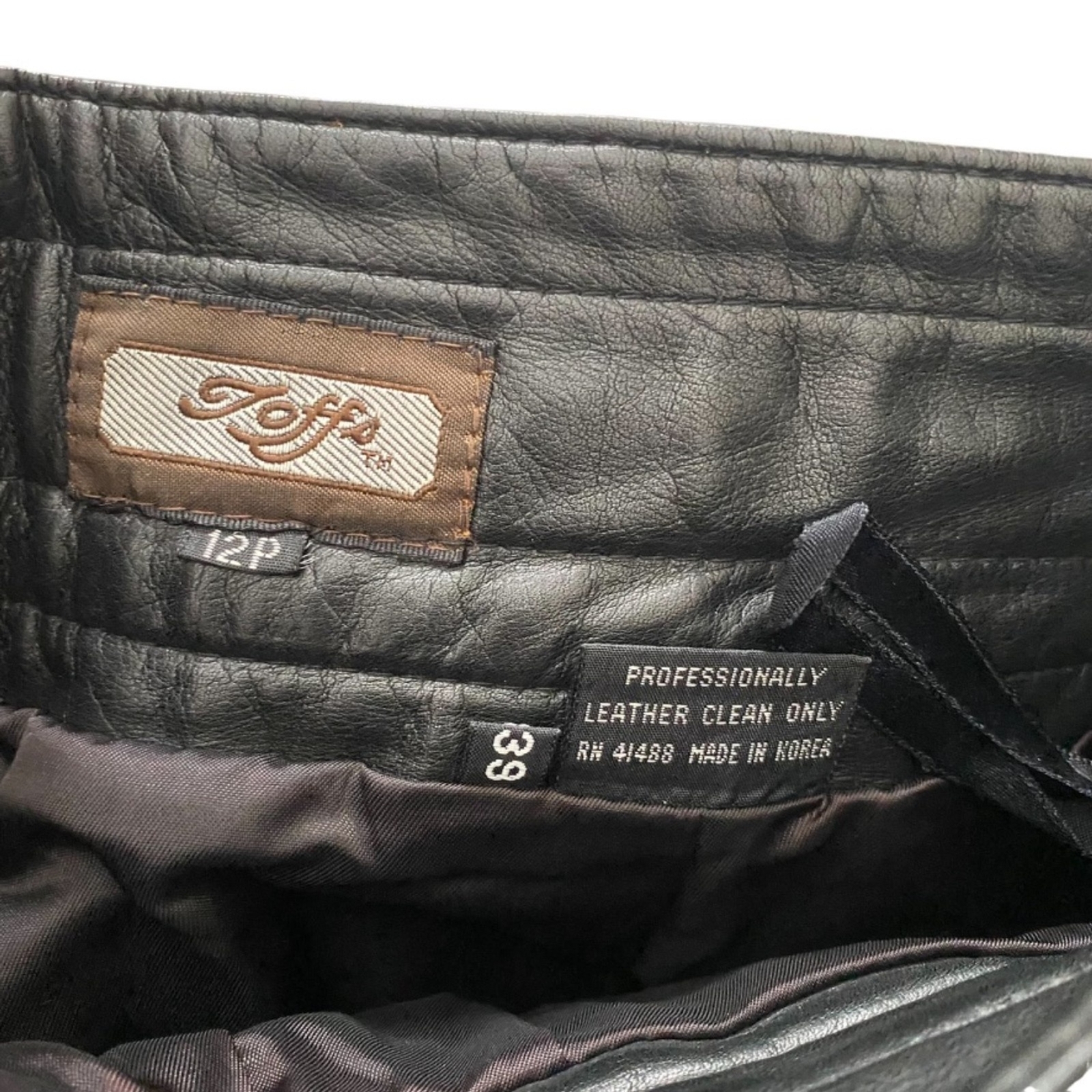 TOFFS Vintage Leather Pants eBay