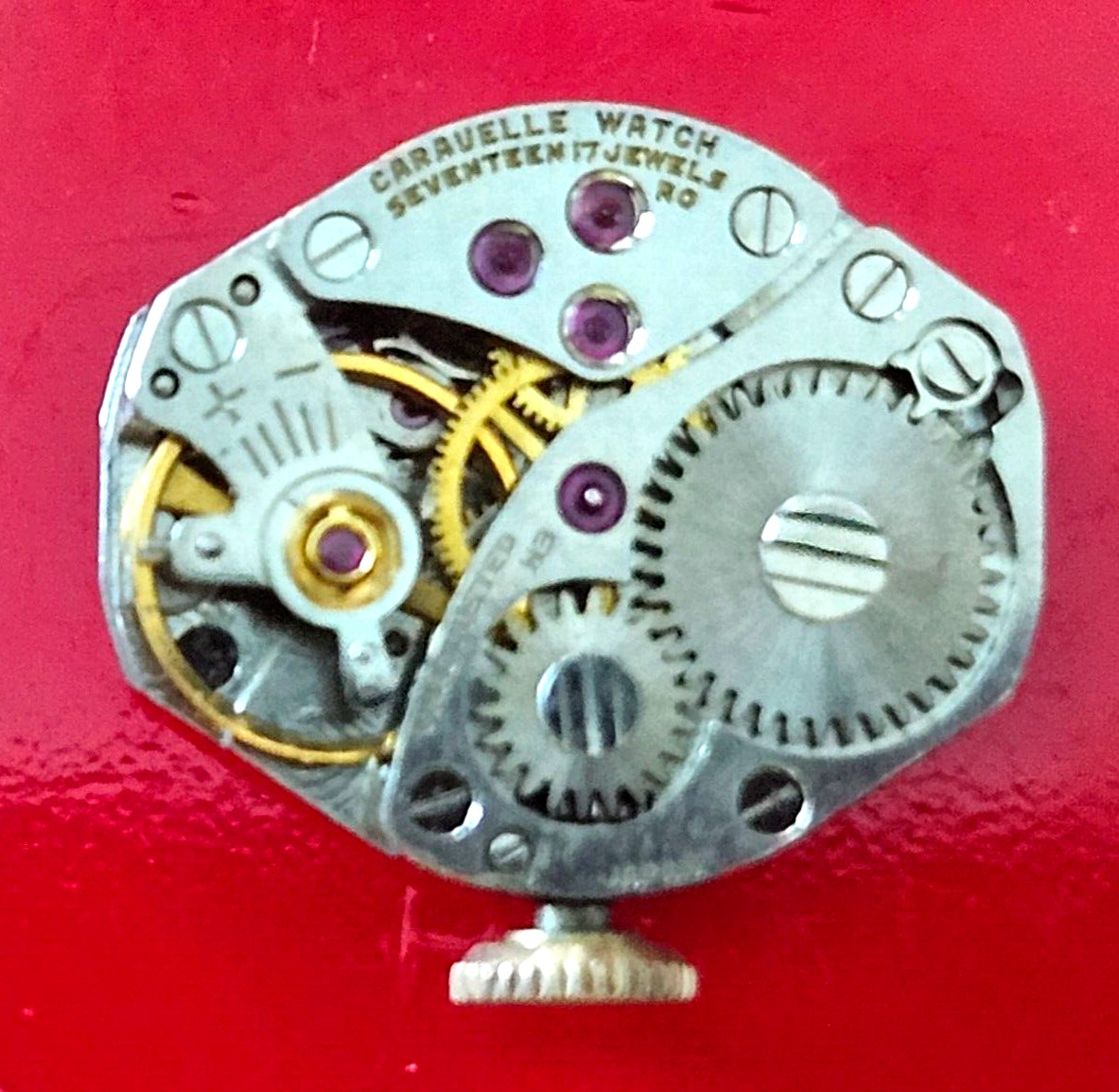 VINTAGE CARAVELLE RO 17J JAPAN WATCH MOVEMENT