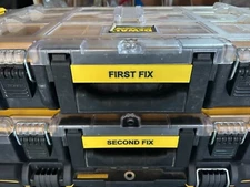 Custom Tray Labels for Dewalt Tough System 2.0  Organiser Personalise Text