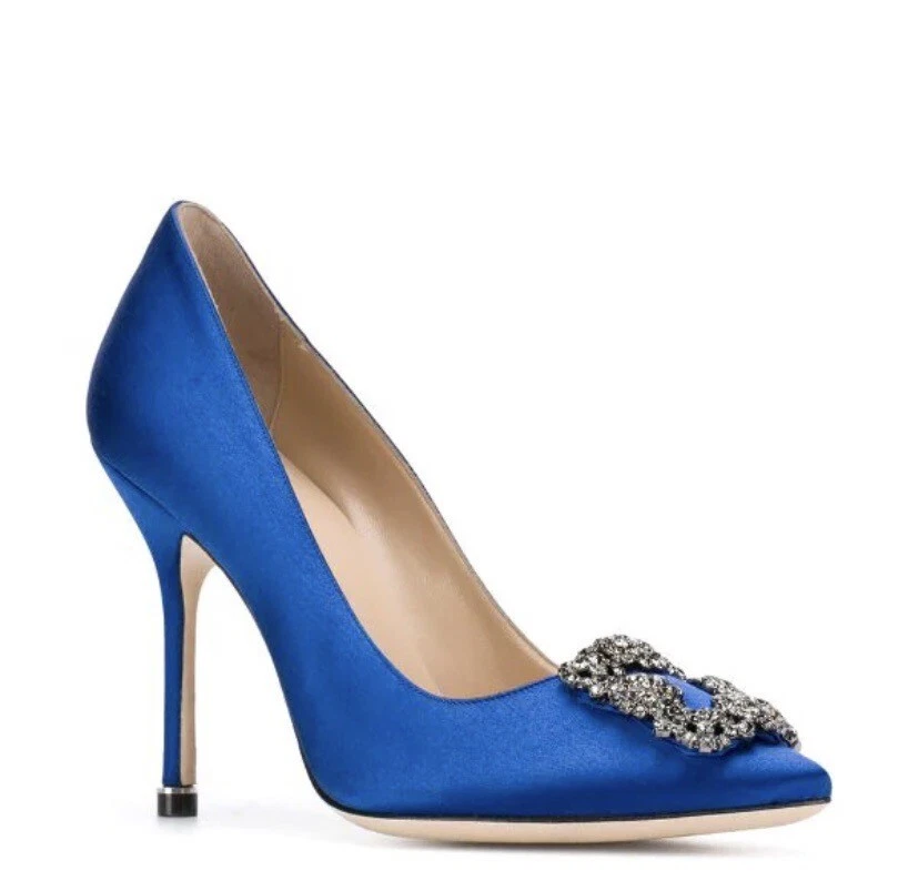 Blue manolo best sale heels