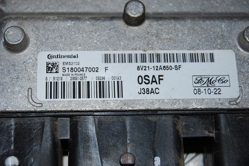 Ford Fiesta 1.25 Steuergerät Motor 8V21-12A650-SF - Picture 2 of 3