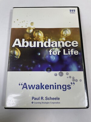 Abundance for Life  Awakenings  DVD by Paul R. Scheele Learning Strategies Corp