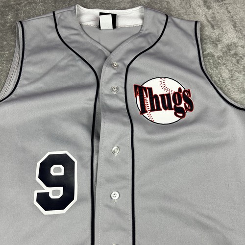 Camiseta de béisbol Wilson para hombre grande gris sin mangas para matones - Imagen 2 de 6