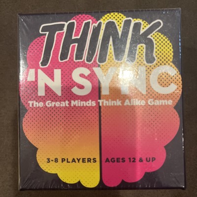 Think 'N Sync Game Brand New Sealed Box Great Minds Think Alike 3-8 Players 12+