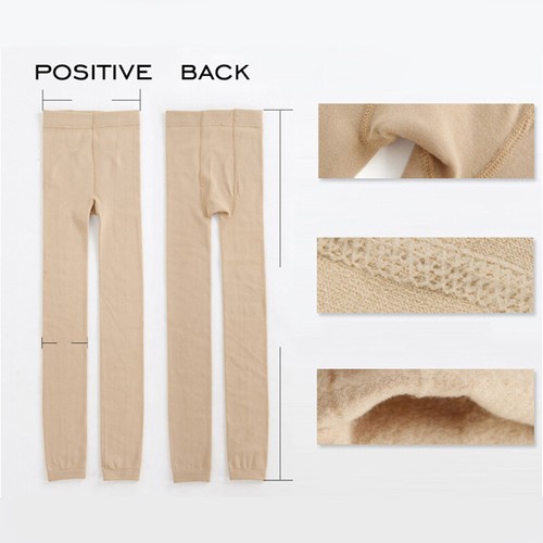 Leggings Da Donna Pantaloni Ai Piedi Caldo Pile Spesso Termico Elasticizzato . - Foto 14 di 31