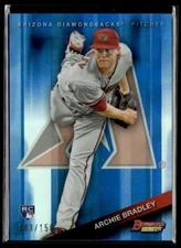 2015 Bowman's Best #67 Archie Bradley Blue Refractor /150 RC