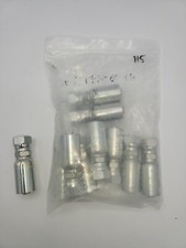 Titan 06 HC21 Female Swivel Hose Fittings Silver Stainless Steel Lot Of 10