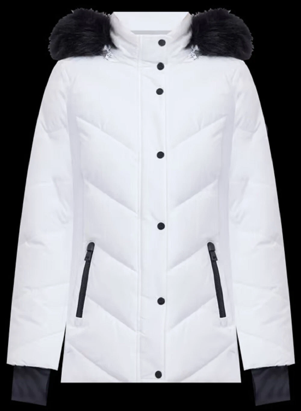 Michael Kors Cappotto Donna Puffer Impermeabile Invernale Pelliccia Cappuccio Giacca XL $265