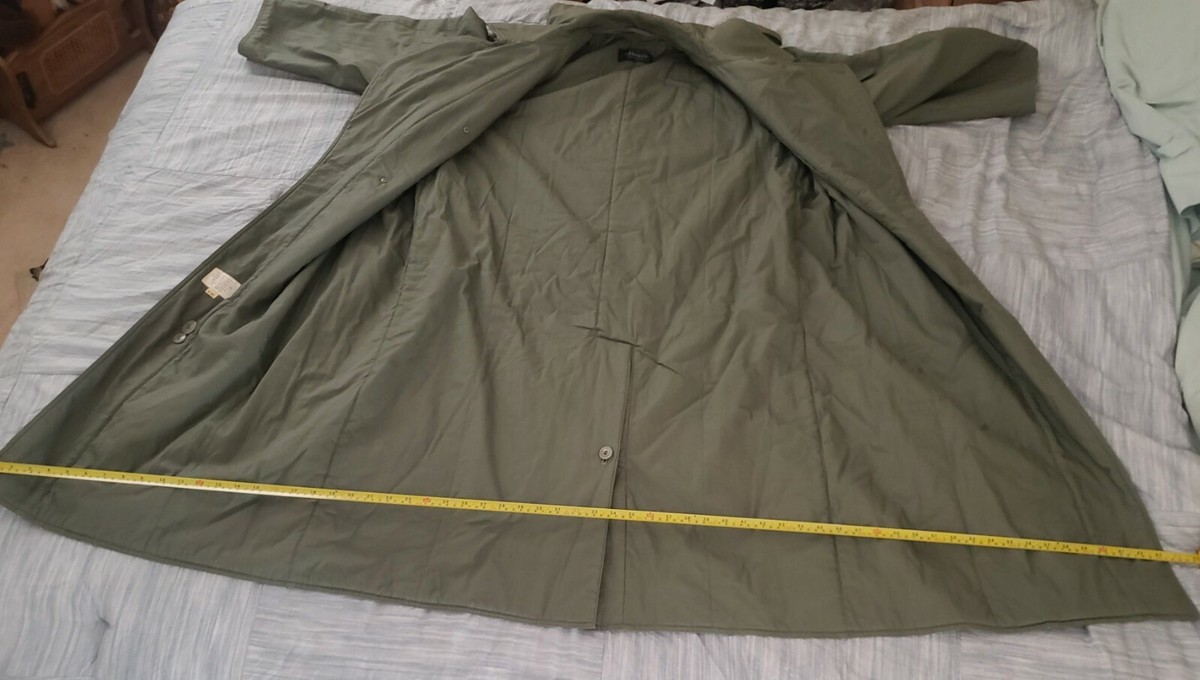 珍品90s archive SANYO ALLEGRI MILITAR COAT Trench Coat Sanyo/Allegri Army Green (R-42) RN 60722 With Belt