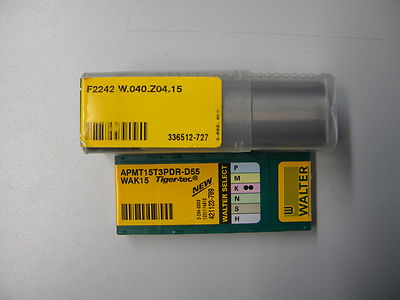 Walter Schafträser F2242 W.040.Z04.15 mit 10 Platten APMT 15T3 PDR F55 WAK25
