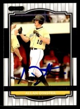 Allan Dykstra signed auto 2008 Razor Signature Series #23 card