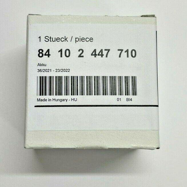Genuine BMW Telecommunication TCB Battery 84102447710 F20,F21,F30