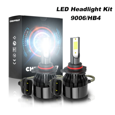 For Honda Accord Sedan 2008-12 - 9006 LED Headlight Bulbs Low Beam Super White