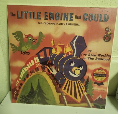 The Little Engine that Could Wall Art for Nursery or Child's Room Train Theme
