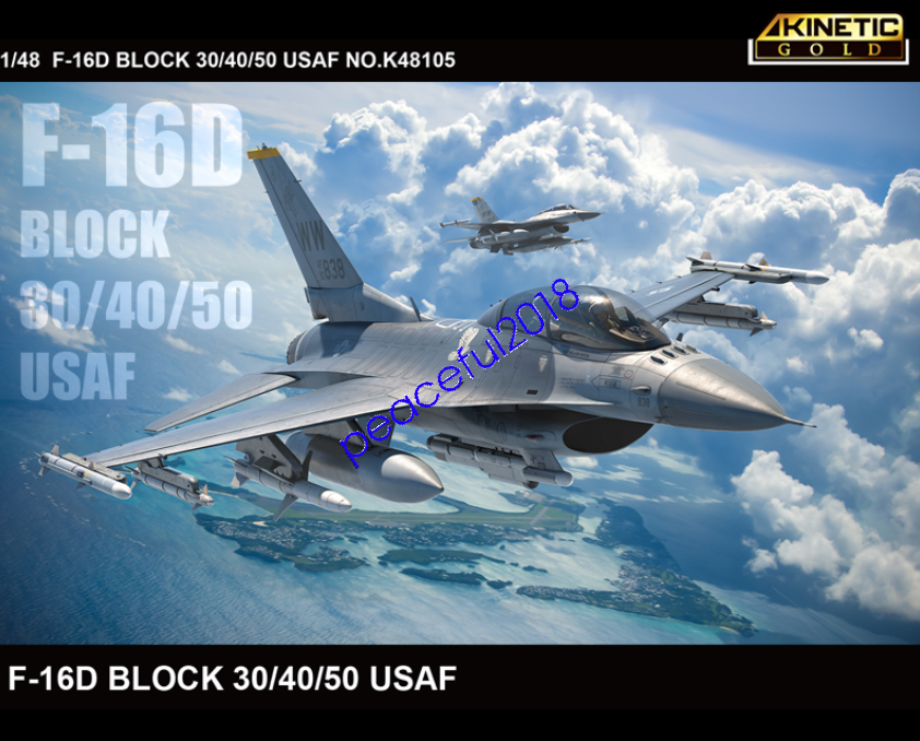 Kinetic K48105 1/48 F-16D BLOCK 30/40/50 USAF | eBay Kinetic K48105 1/48 F-16D BLOCK 30/40/50 USAF | eBay