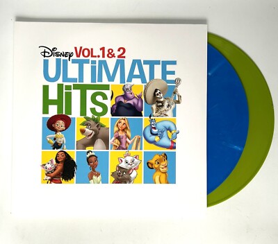 Disney Ultimate Hits Vol 1 & 2 - Limited Edition Green & Blue Vinyl SEALED 2-LP