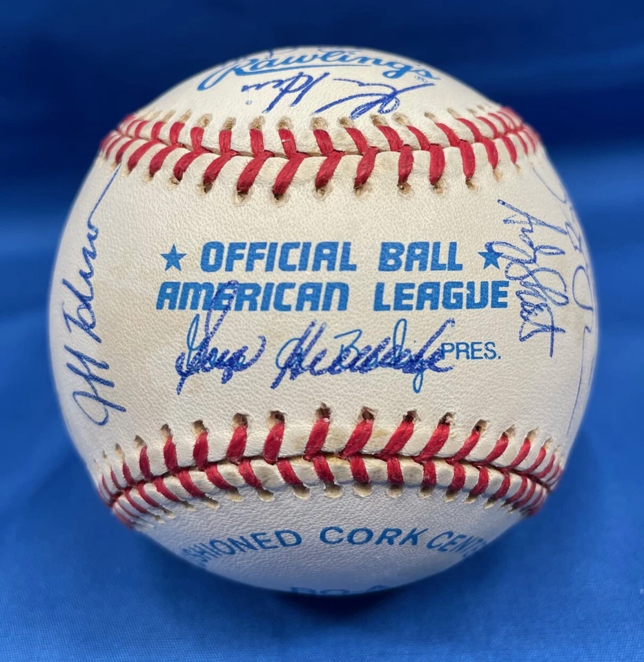 1999 Anaheim Angels Autographed Ball & Plastic Case T Glaus T Salmon 20 Others - Image 2 of 4