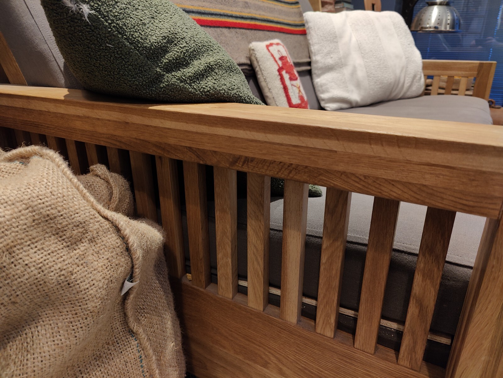 Futon Company OKE 2 SEATER SOLID OAK SOFA BED eBay