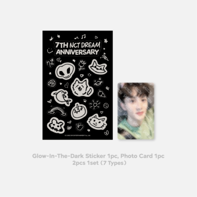 NCT DREAM 7th ANNIVERSARY OFFICIAL MD GLOW-IN-THE-DARK STICKER