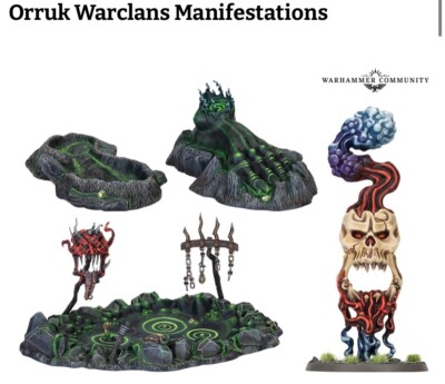 Age Of Sigmar Orruk Warclans Manifestations PRESALE Ships 01/18