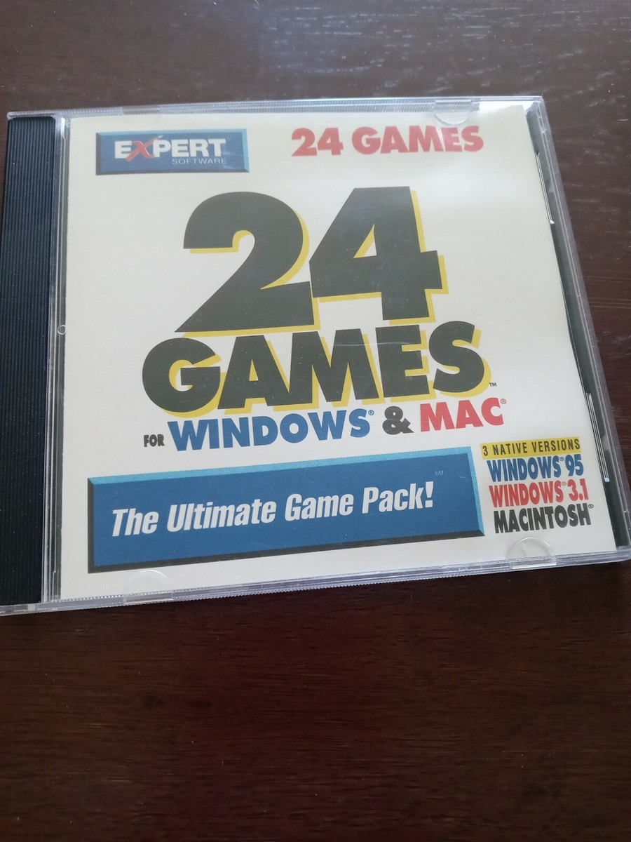 Expert Software - 24 Games for Windows 95 & 3.1. Complete In
