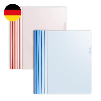 10 Stück A4 Sliding Bar Binder, Kunststoff A4 Sliding Bar Binder, Ordnerschieber