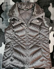 THE NORTH FACE 'Aconcagua' Purple 550 Down Fill Puffer Vest Women's Sz. XS