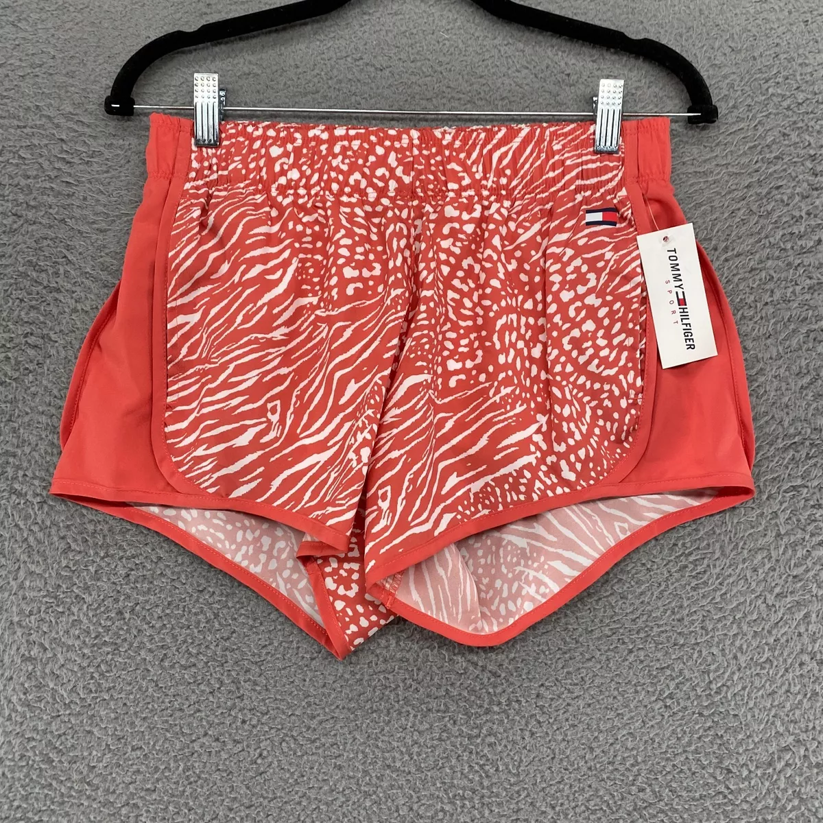Tommy Hilfiger Sport Shorts Womens Small Running Lined Workout Gym