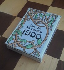 GRIMAUD ART NOUVEAU 1900 JEU DE 54 CARTES FRENCH PLAYING CARDS FRANCE VTG NEW 