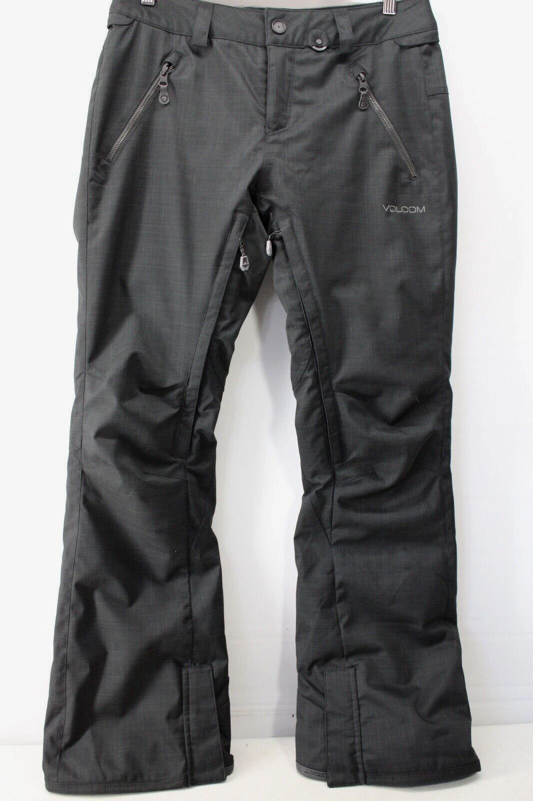 VOLCUM TRUE TO THIS MODERN SLIM FIT SKI SNOWBOARD PANTS BLACK WOMEN'S MEDIUM