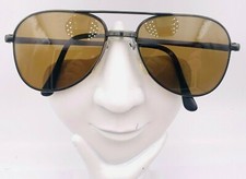 Vintage Anthony Martin William-05 Dark Gunmetal Pilot Sunglasses FRAMES ONLY