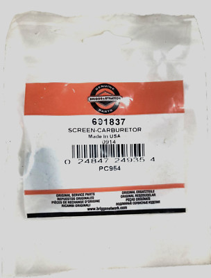Carb Screen New Briggs & Stratton 691837 OEM Carb Screen NOS [ | eBay