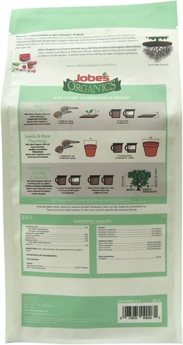 Jobe's 09127 4 lb Organic Granular Plant Food Fertilizer for Herbs - Picture 2 of 6