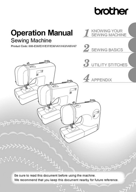 Brother CE7070PRW Sewing Machine Owners Instruction Manual Reprint | eBay