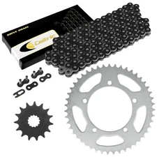 Black Drive Chain And Sprocket Kit for Suzuki DL650 V-Strom Xt Abs 2004-2018