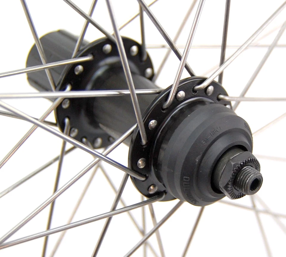 Hinterrad 28 Zoll Hohlkammerfelge schwarz mit montierter 8-fach Kassette HG31-8 - Bild 3 von 4